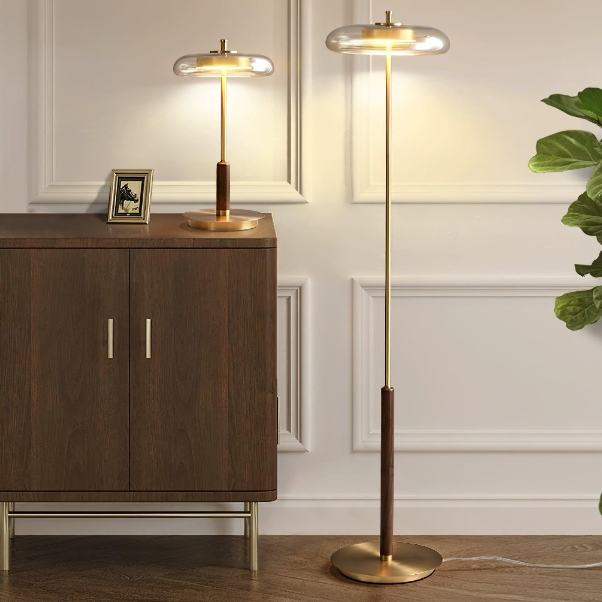 Modern Slim-Glass Table Lamp