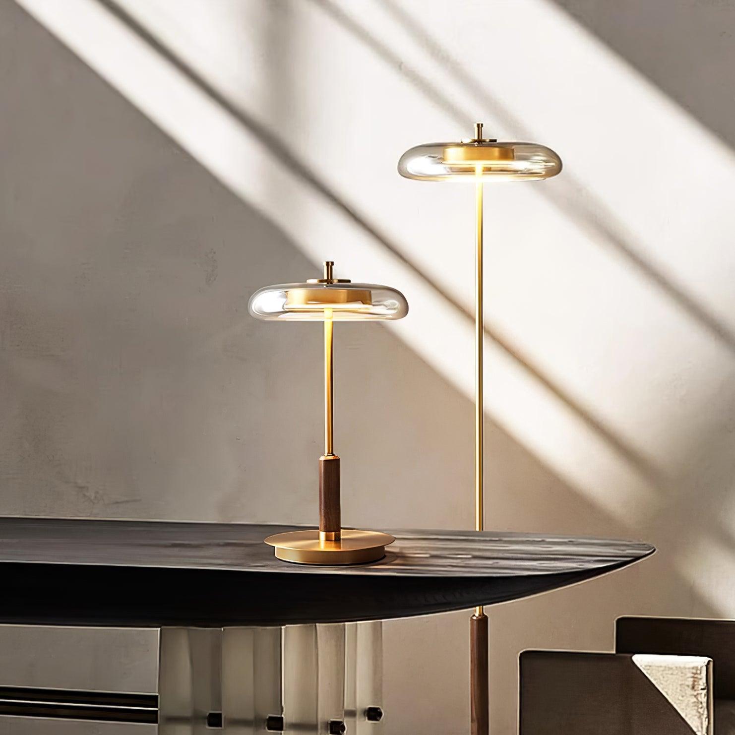 Modern Slim-Glass Table Lamp