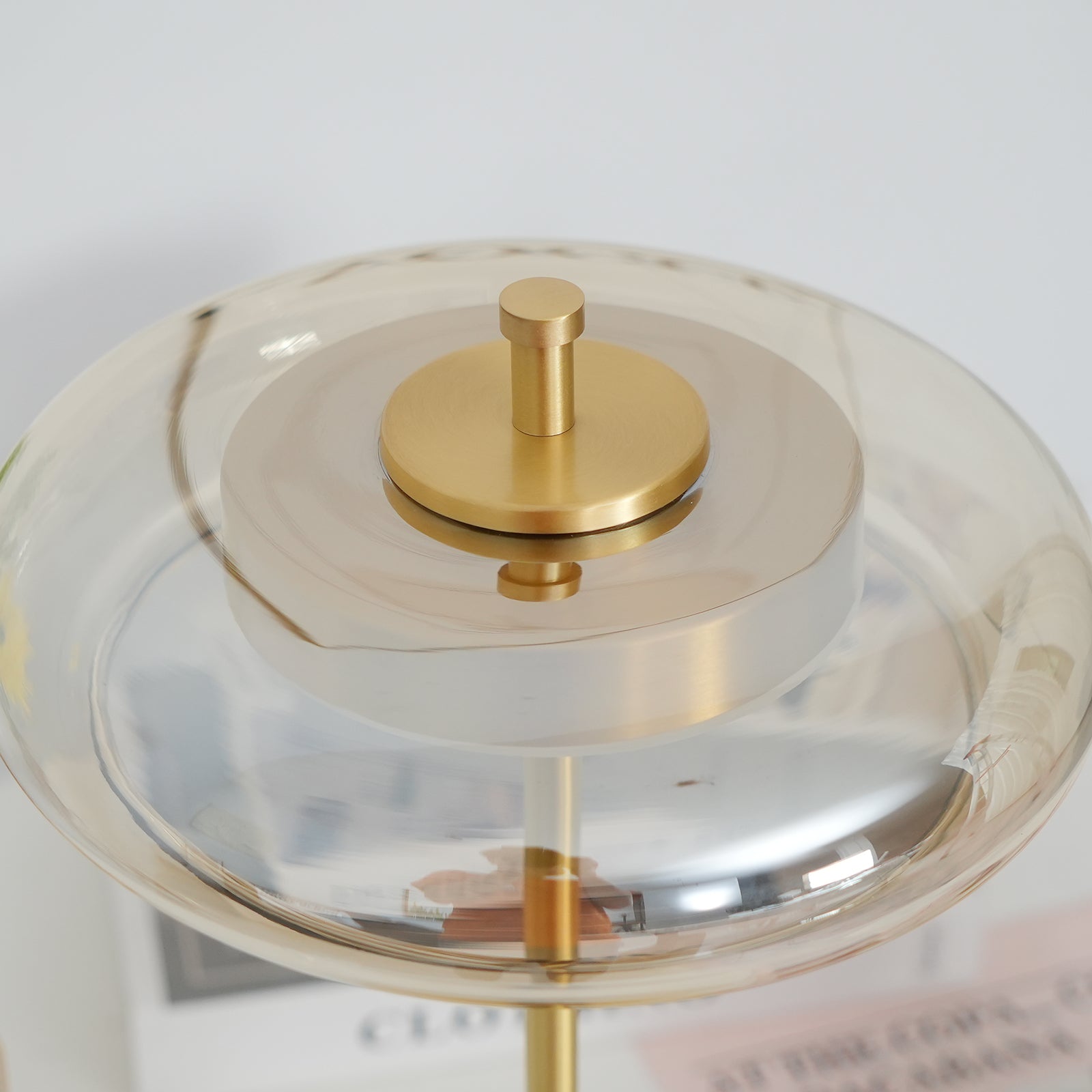 Modern Slim-Glass Table Lamp