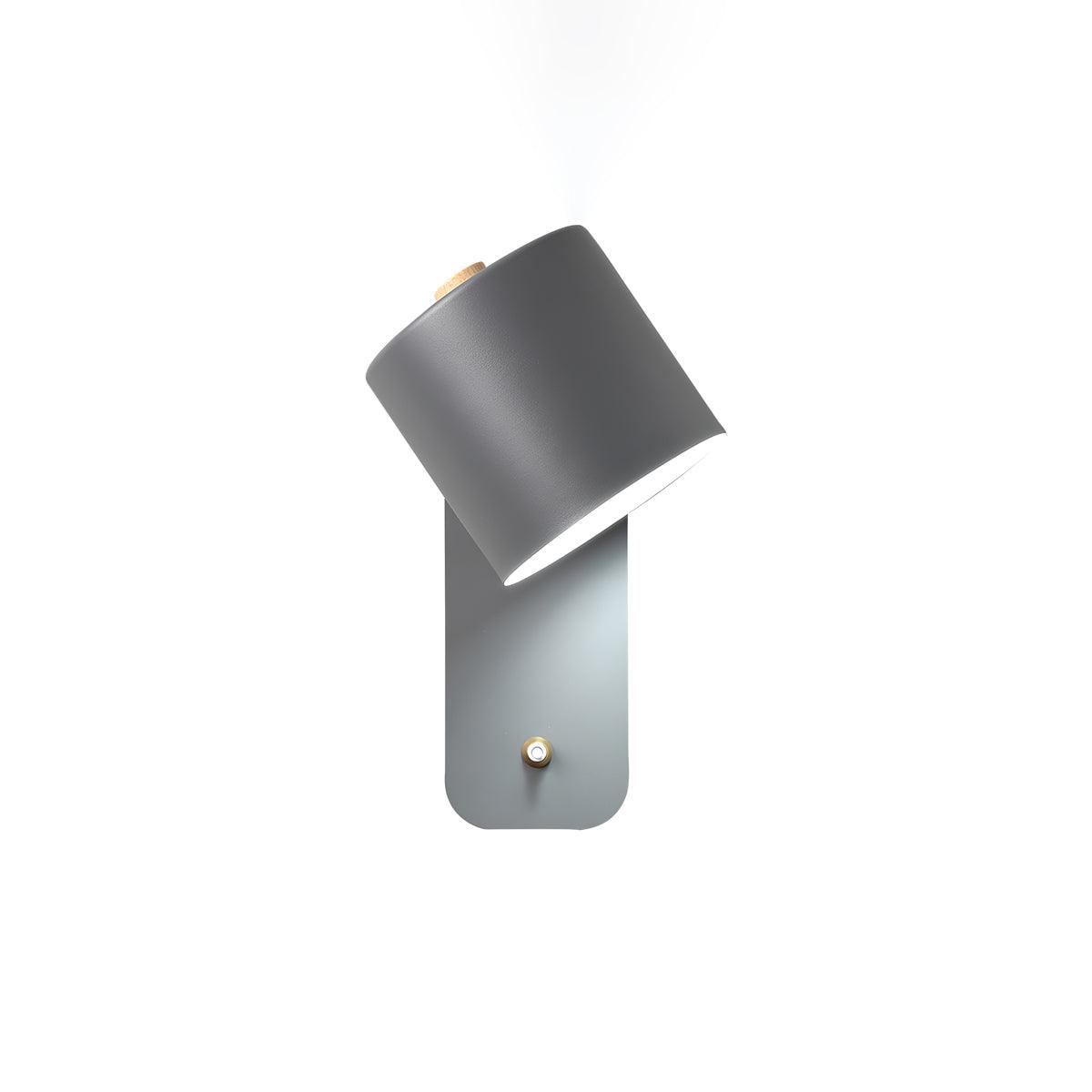 Modern Adjustable Cylinder Wall Lamp – Minimalist Metal Indoor Light