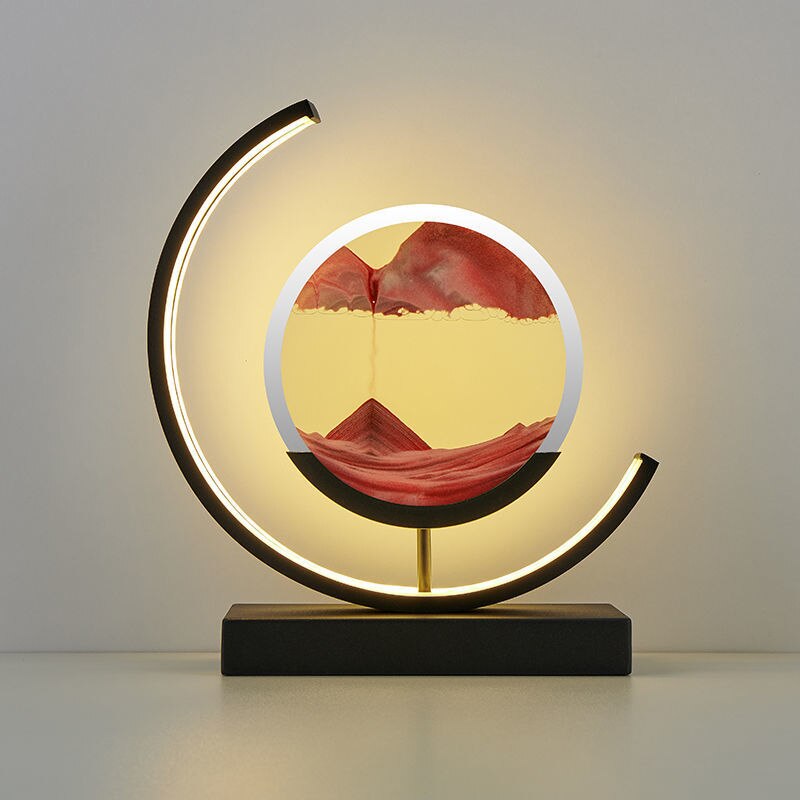 Kinetic Sand Table Lamp – Soothing Decor with Moving Landscapes