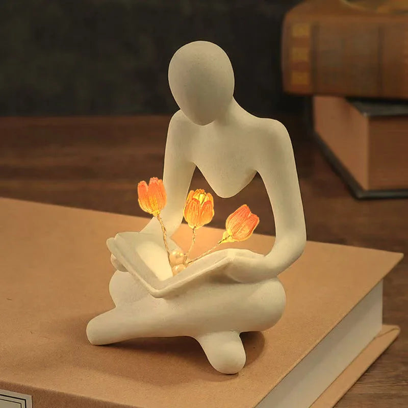 Creative Book-Themed Night Lamp – Decorative Reading Night Light