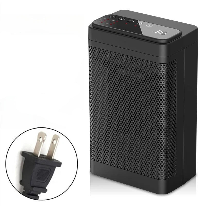 Portable Electric PTC Fan Heater – Oscillating Room Heater with Remote Control