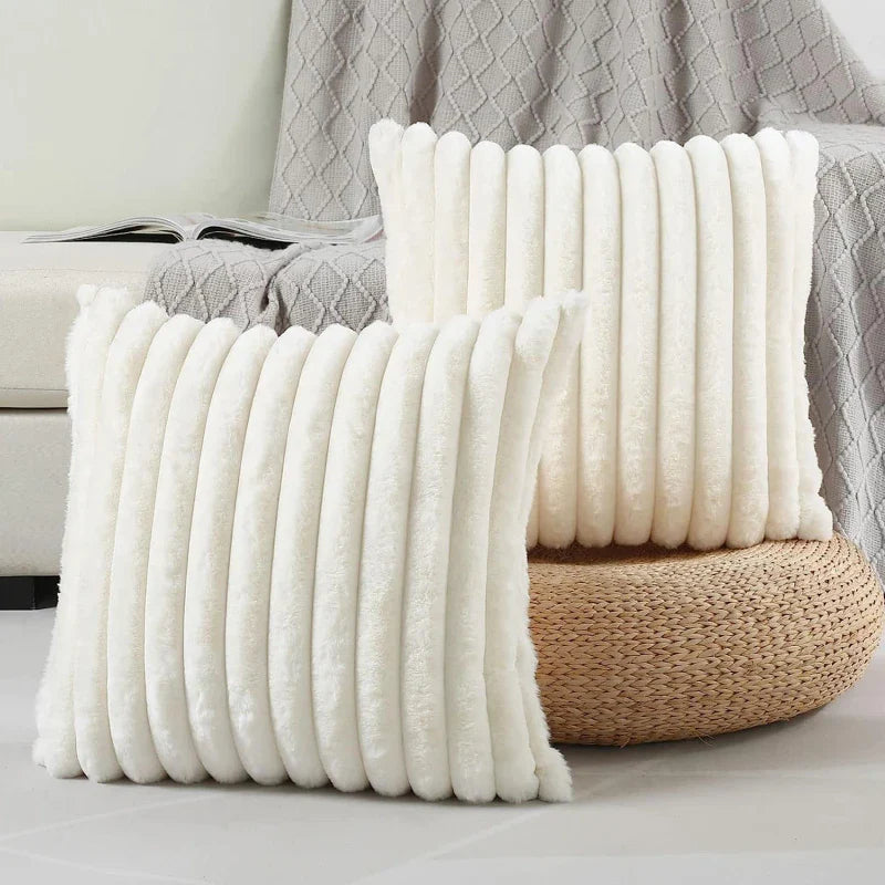 Fluffy Throw Pillow Cover