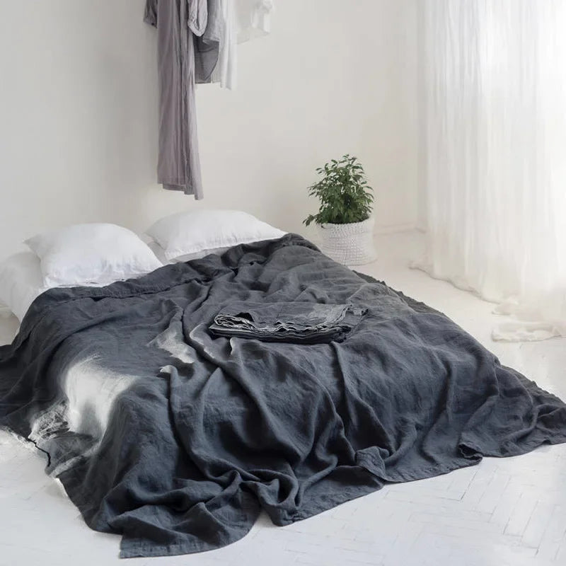 Premium Linen Bed Sheet - Bed Breeze