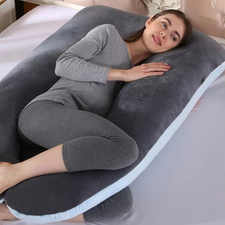 Ultra Gentle U-Shaped Pregnancy Pillow – Full Body Maternity Support