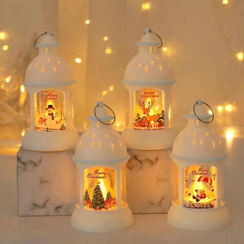 LED Christmas Lights | Santa Claus Holiday Lanterns