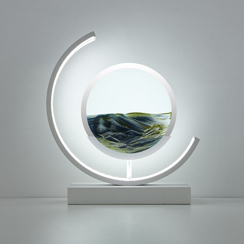 Kinetic Sand Table Lamp – Soothing Decor with Moving Landscapes