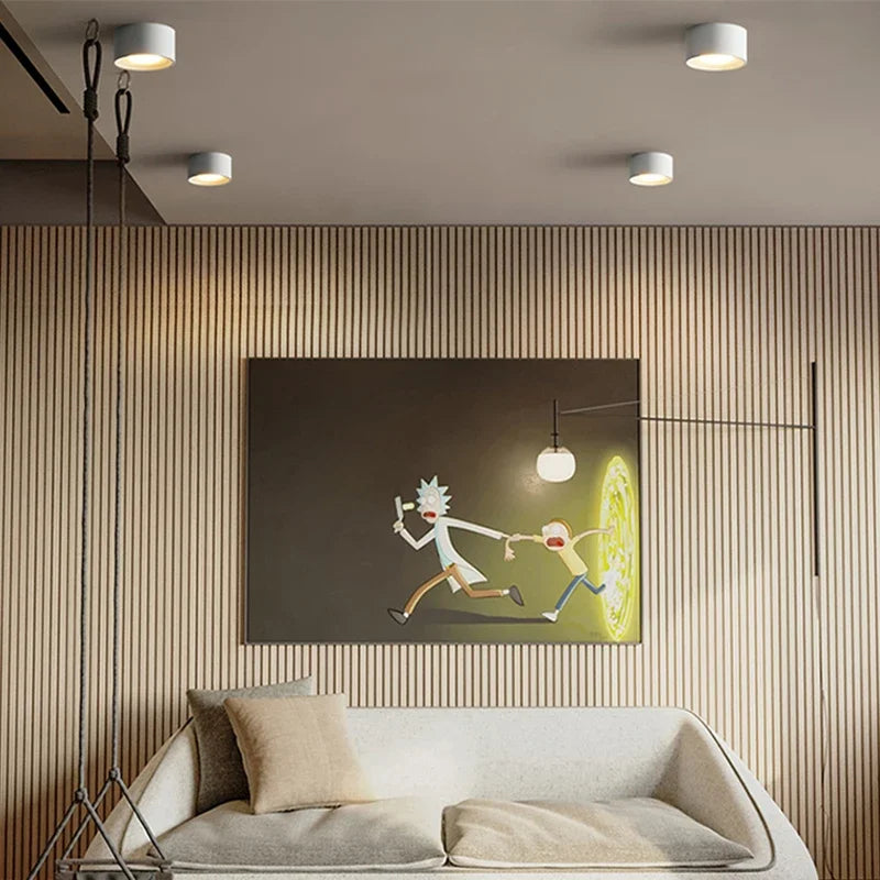 Modern LED Ceiling Lamp – Nordic Cylinder Spotlight Indoor Lighting
