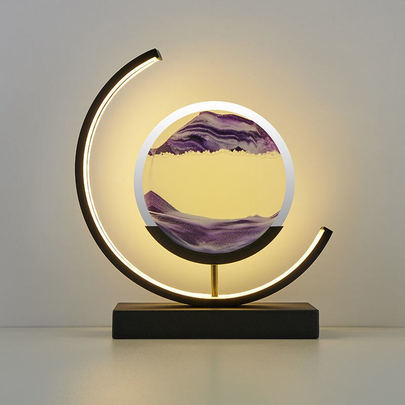 Kinetic Sand Table Lamp – Soothing Decor with Moving Landscapes