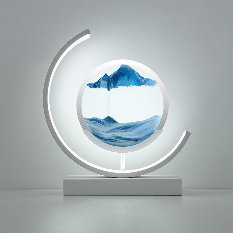 Kinetic Sand Table Lamp – Soothing Decor with Moving Landscapes