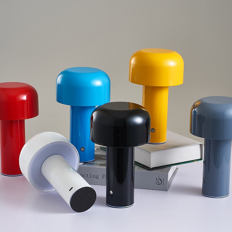 Sleek Italian Mushroom Table Lamp
