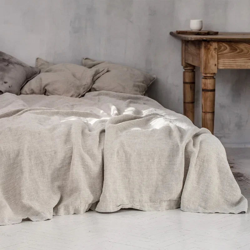 Premium Linen Bed Sheet - Bed Breeze