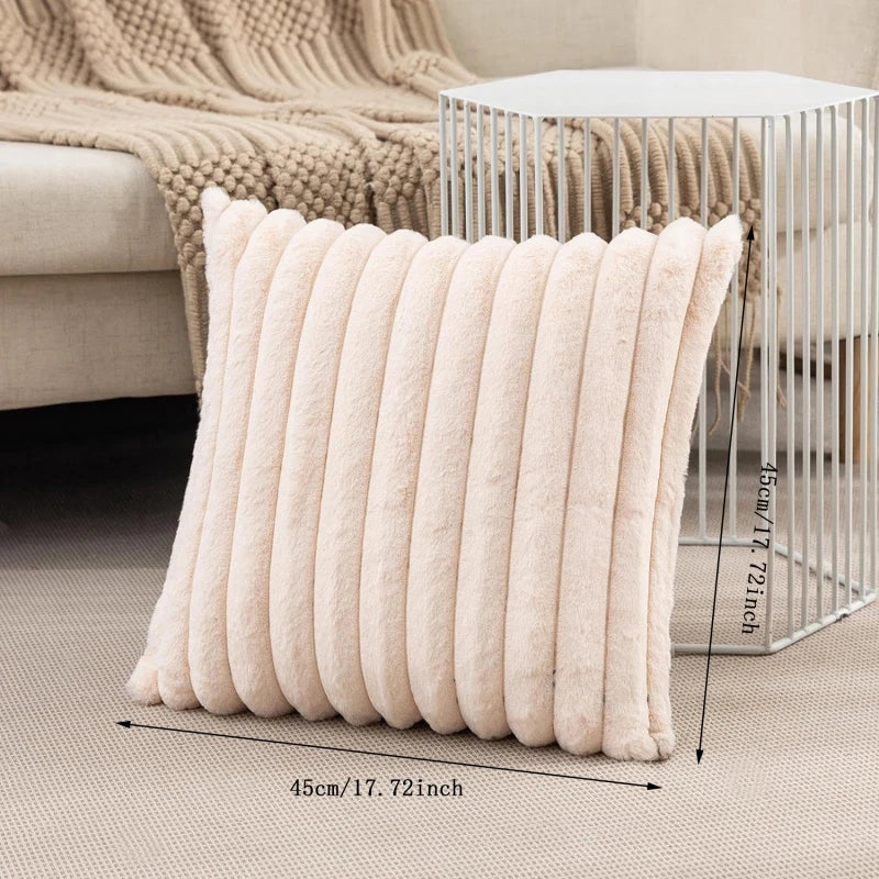 Fluffy Throw Pillow Cover