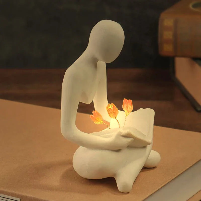 Creative Book-Themed Night Lamp – Decorative Reading Night Light