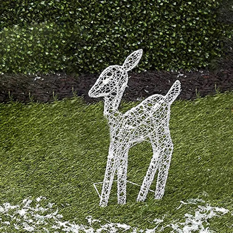 Illuminated Reindeer Christmas Ornament
