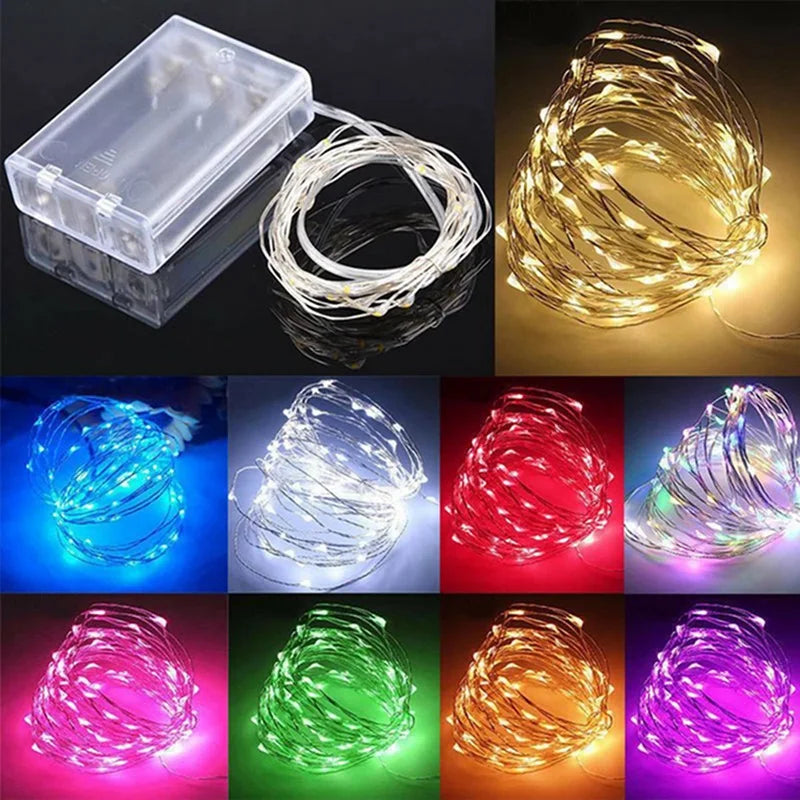 Battery-Powered Fairy String Lights | LED Christmas Light