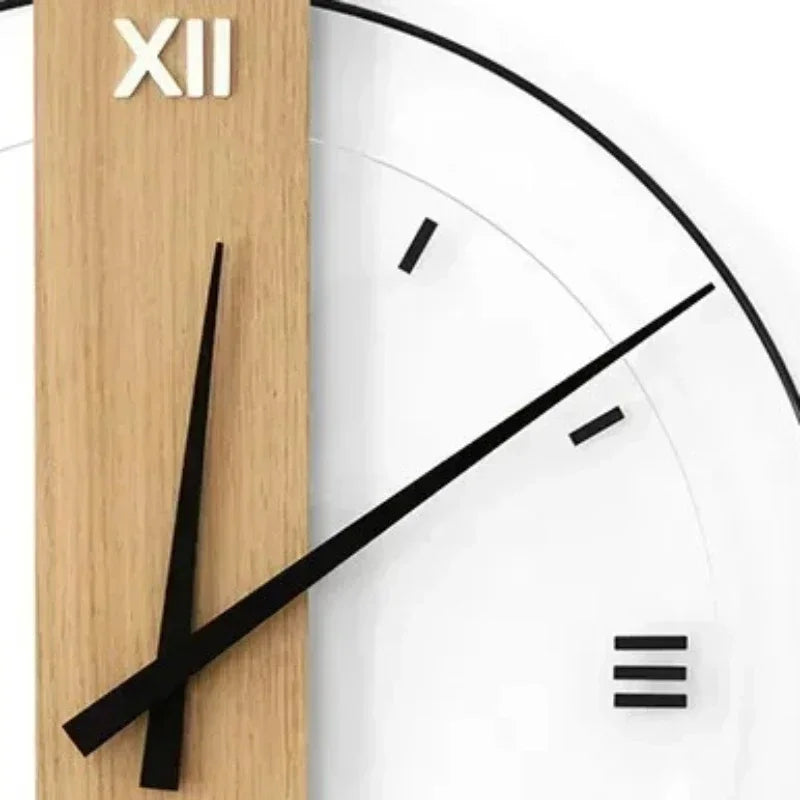 Natural Wood Wall Clock | Timeless Accent
