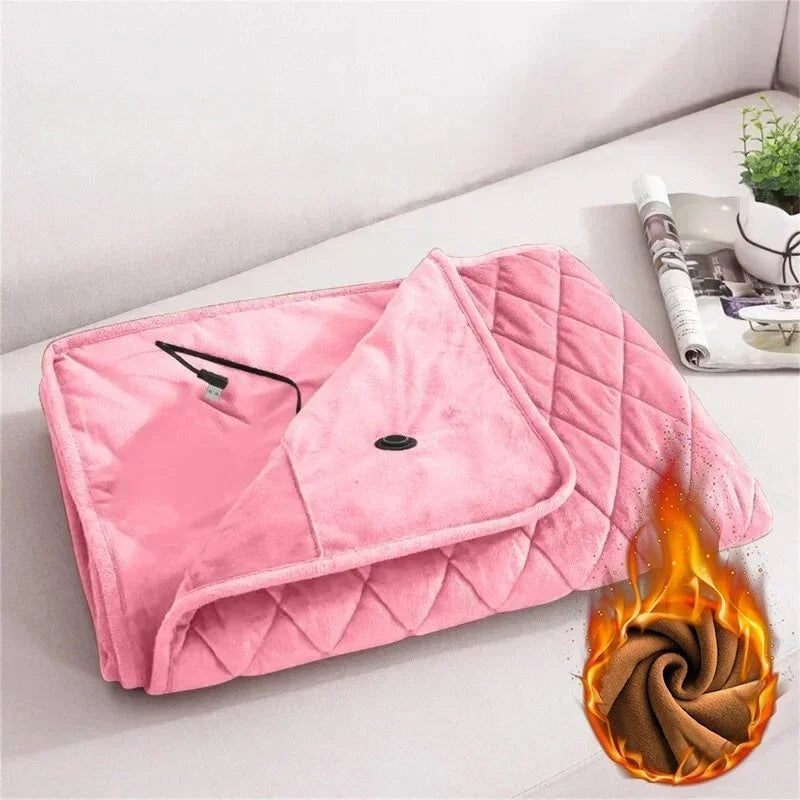 Travel-Friendly Heated Electric Blanket | Portable Electric Throw On-the-Go