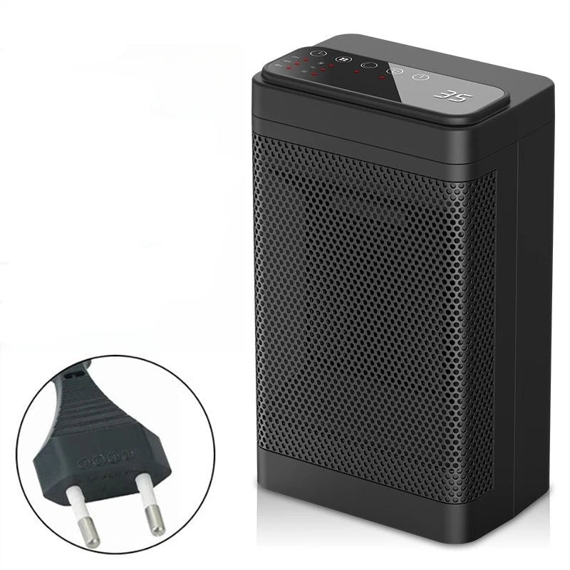 Portable Electric PTC Fan Heater – Oscillating Room Heater with Remote Control