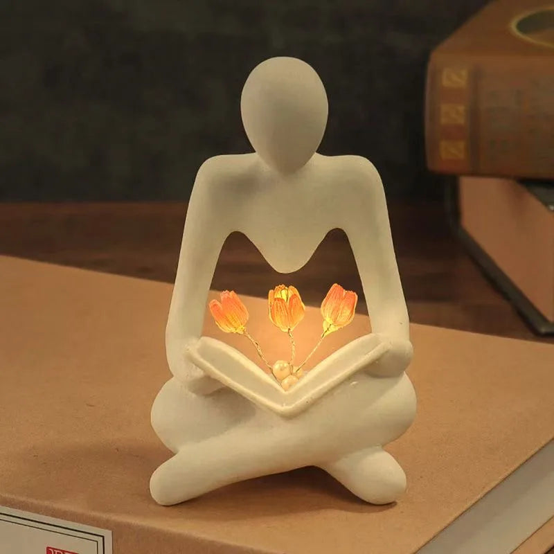 Creative Book-Themed Night Lamp – Decorative Reading Night Light