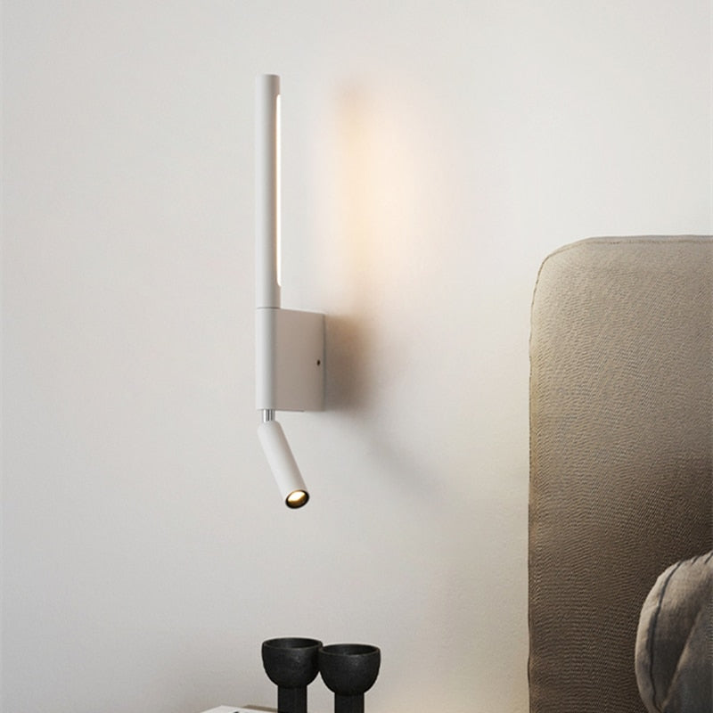 330° Rotatable Wall Mounted Reading Light | Adjustable LED Bedside Lamp