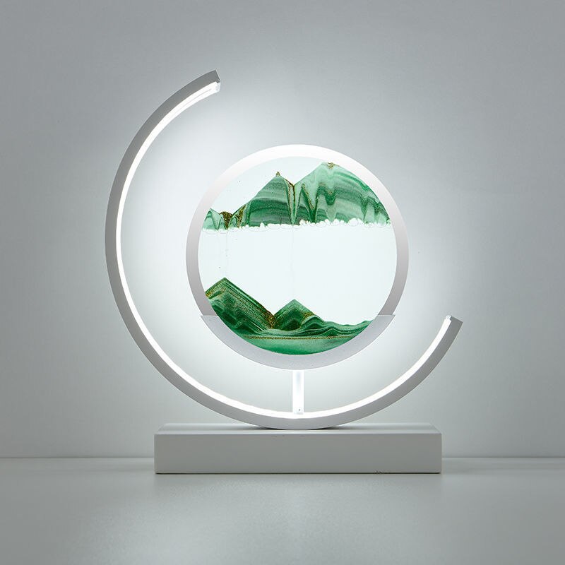 Kinetic Sand Table Lamp – Soothing Decor with Moving Landscapes