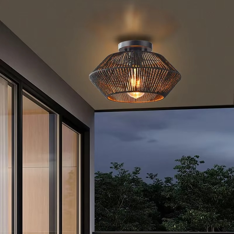 Textured Bohemian Ceiling Lamp