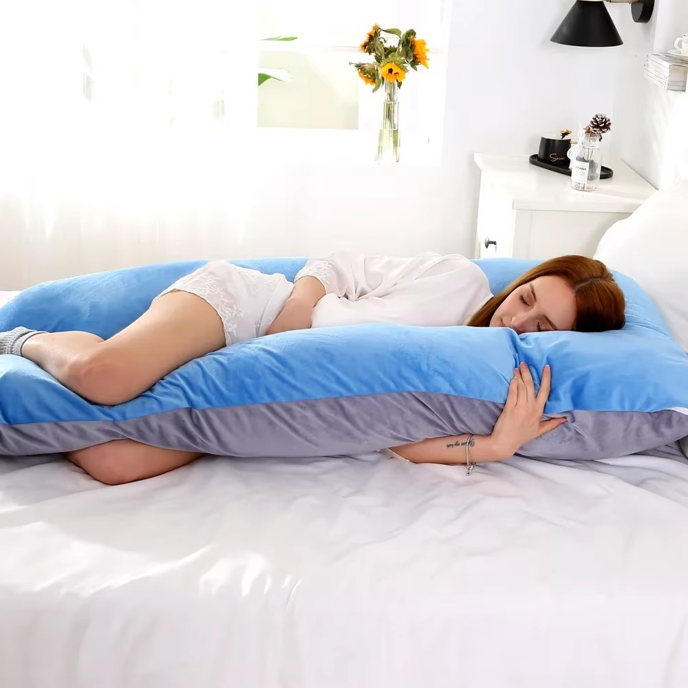 Ultra Gentle U-Shaped Pregnancy Pillow – Full Body Maternity Support