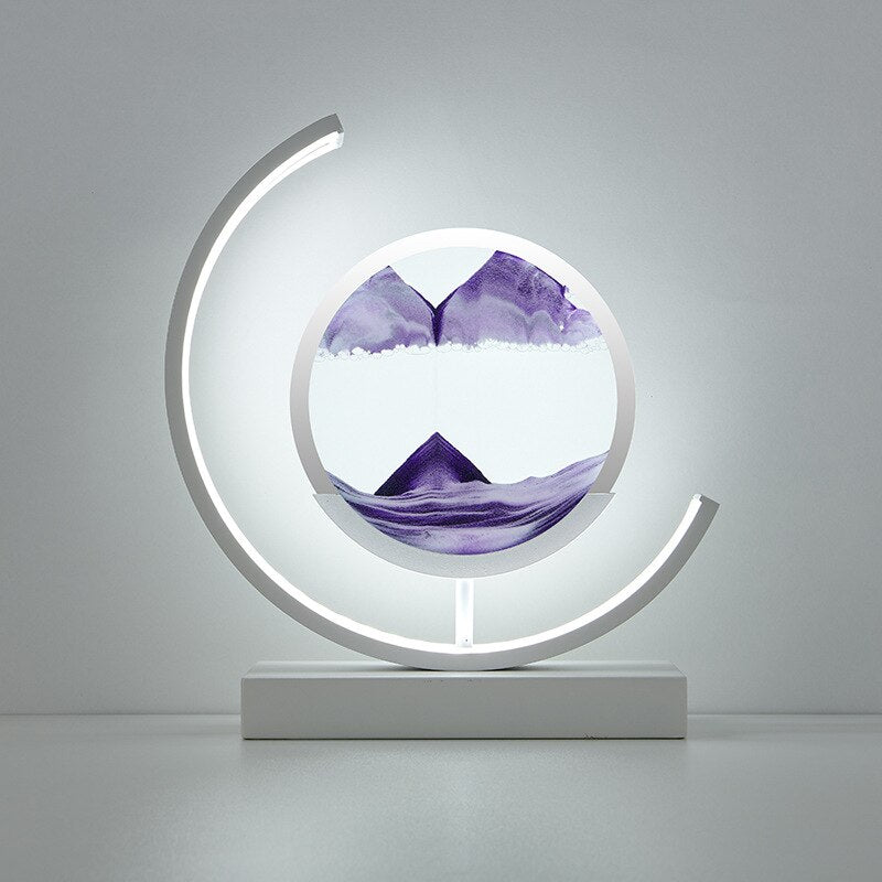Kinetic Sand Table Lamp – Soothing Decor with Moving Landscapes