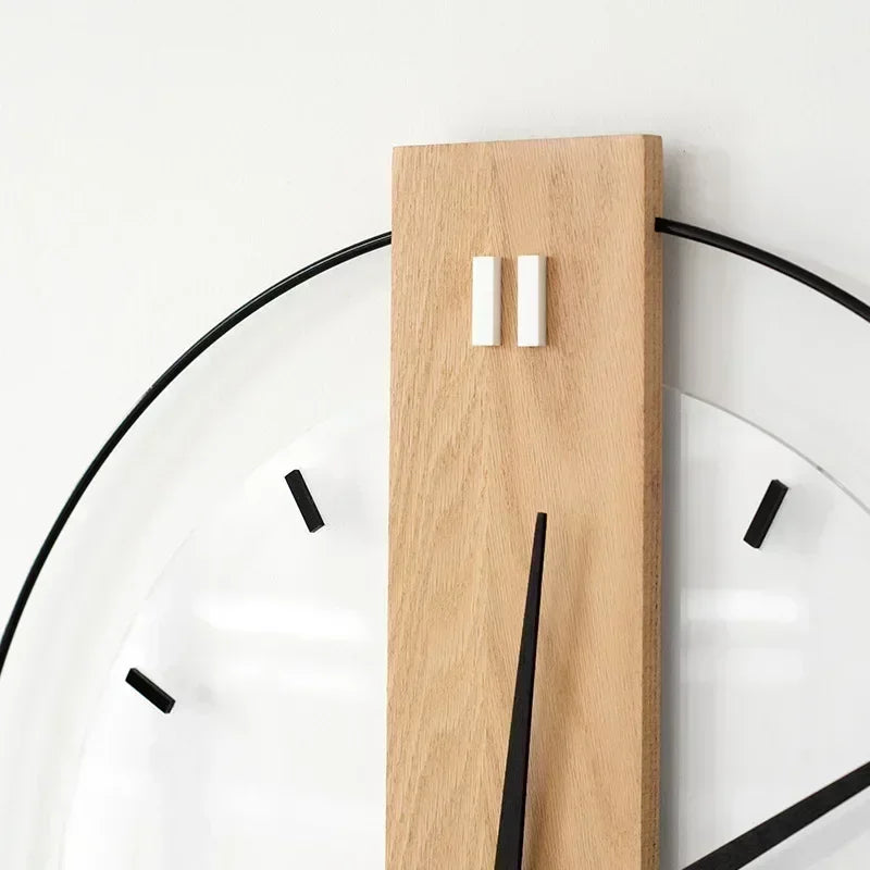 Natural Wood Wall Clock | Timeless Accent
