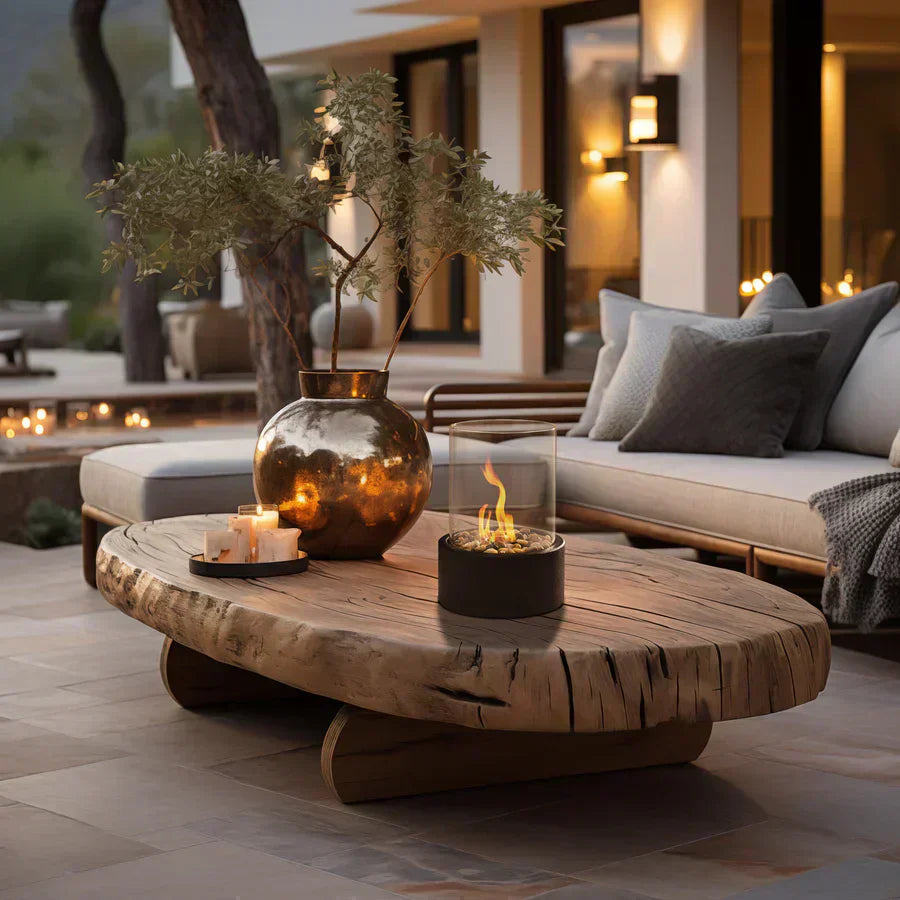 Elegant Ethanol Fire Pit – Safe, Sustainable Heat for Home & Garden
