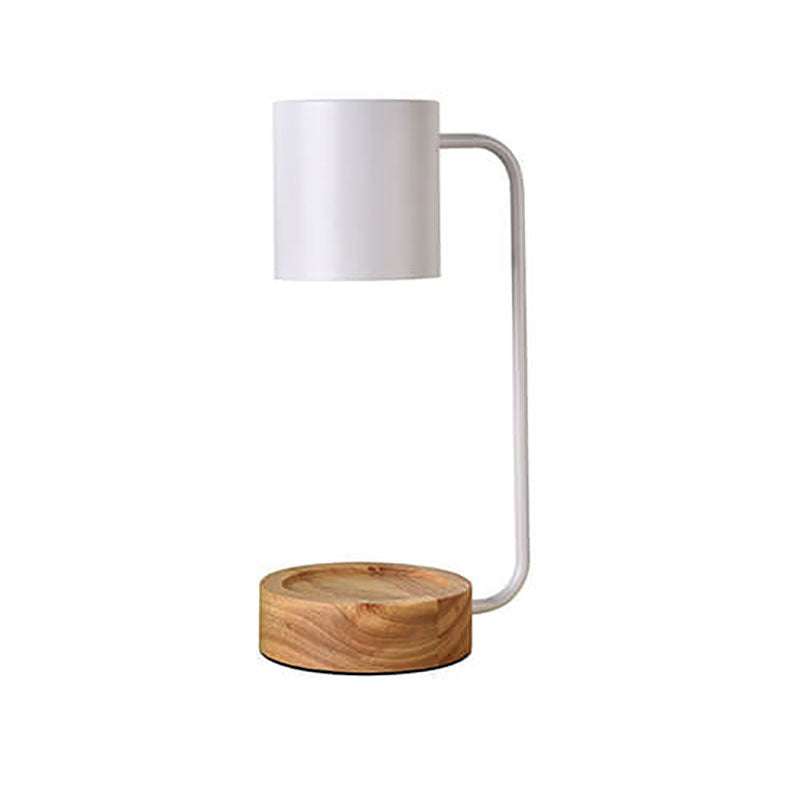 Stylish Wax-Textured Table Lamp | Modern Japanese Desk Lamp