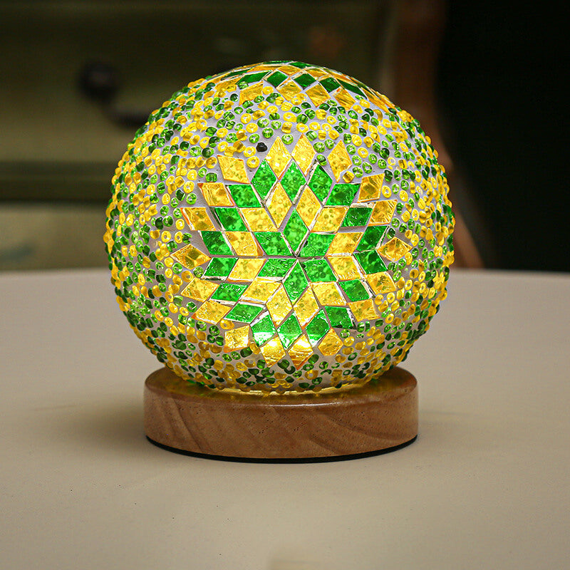 Modern Lamp with Boho Elements | Decorative Accent Table Lamp