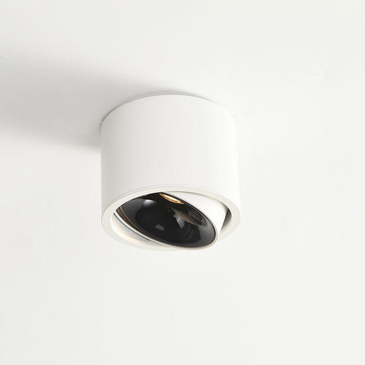 Minimalist Adjustable LED Flush Mount Ceiling Light - Round Spotlight Fixture