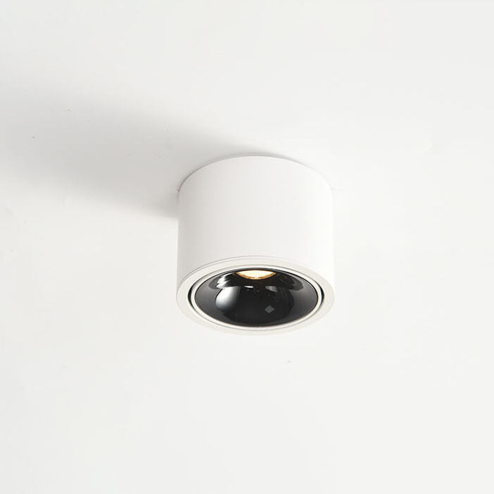 Minimalist Adjustable LED Flush Mount Ceiling Light - Round Spotlight Fixture