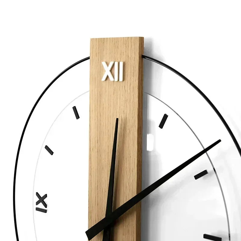 Natural Wood Wall Clock | Timeless Accent