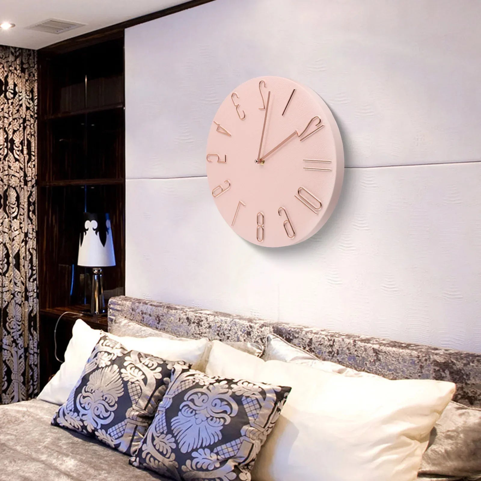 Minimalist Round Wall Clock | Subtle Accent