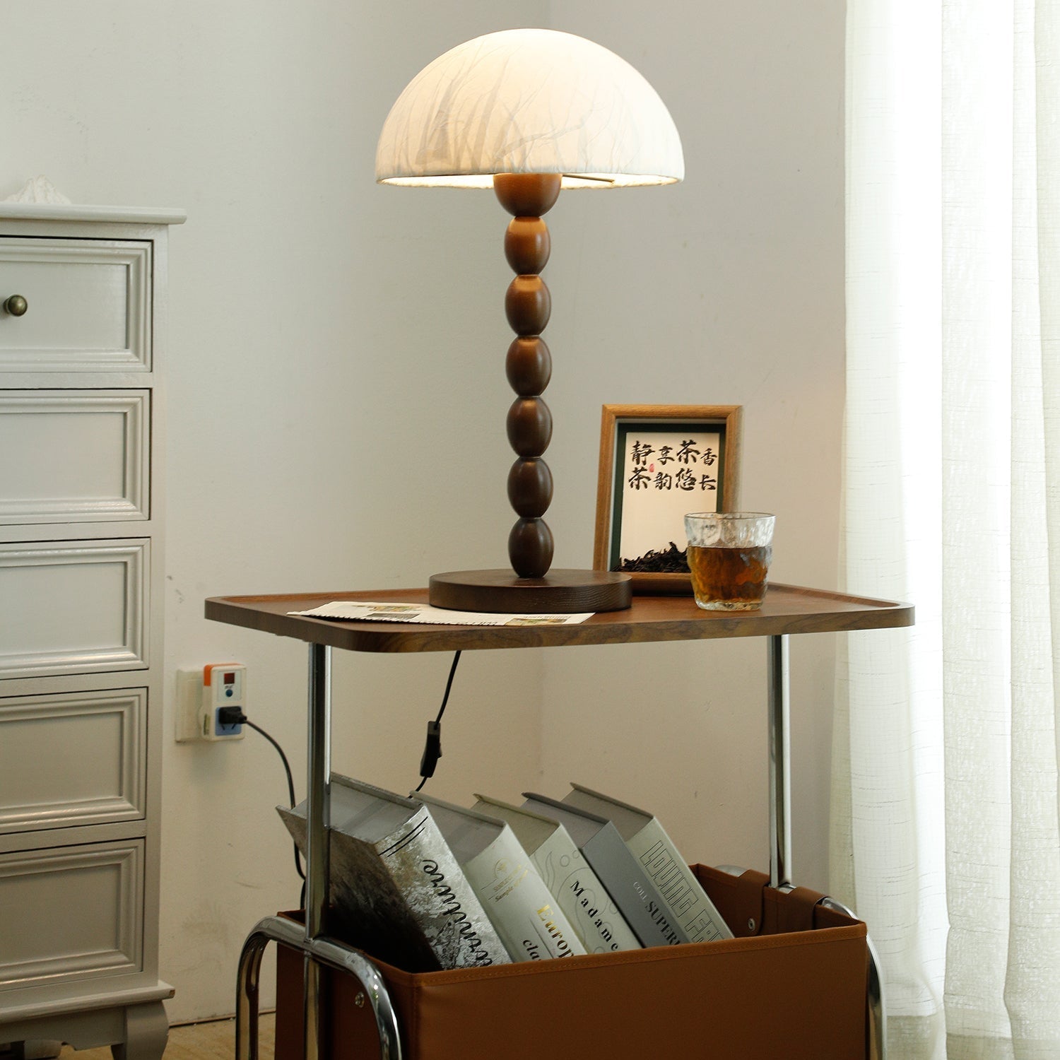 Minimalist Paper Shade Table Lamp
