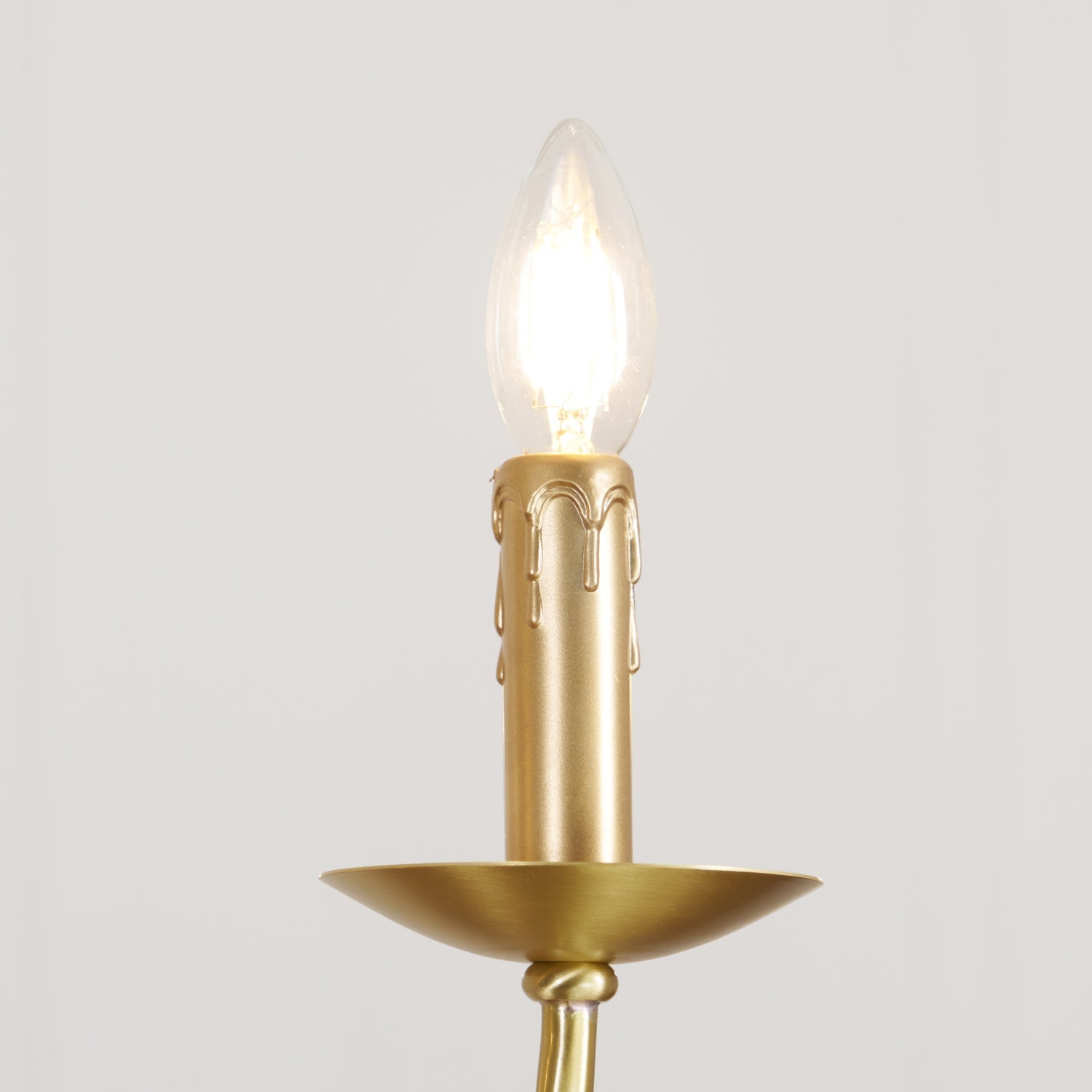 Rustic Farmhouse Candle-Style Chandelier – Classic Charm Ceiling Lamp