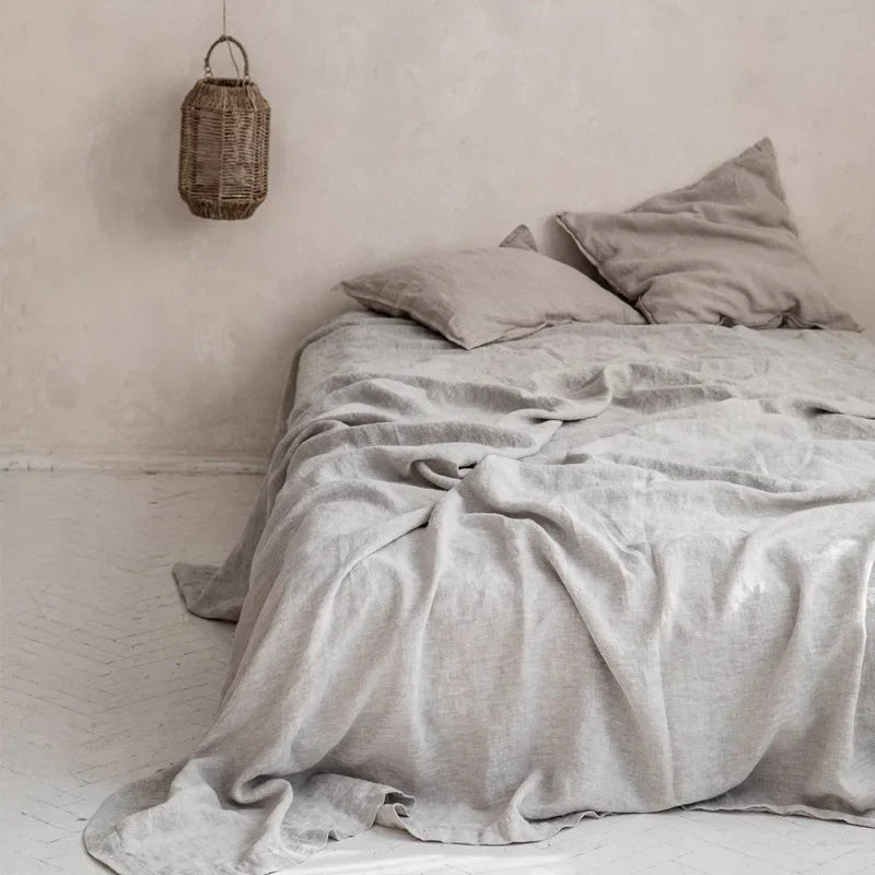 Premium Linen Bed Sheet - Bed Breeze