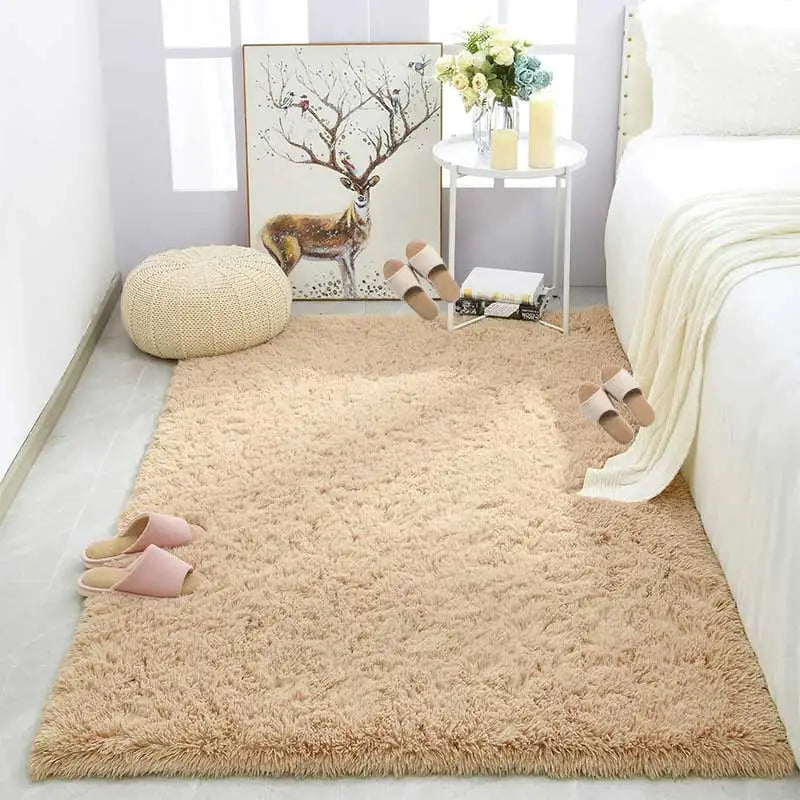 Non-Slip Soft Fluffy Rug | Floor Mat with Dense Pile