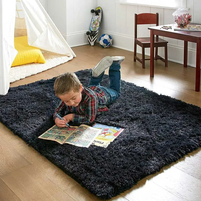 Non-Slip Soft Fluffy Rug | Floor Mat with Dense Pile