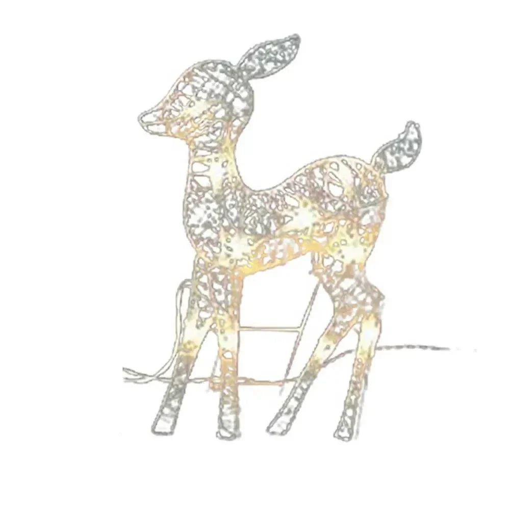 Illuminated Reindeer Christmas Ornament - Atelier Dubois Paris
