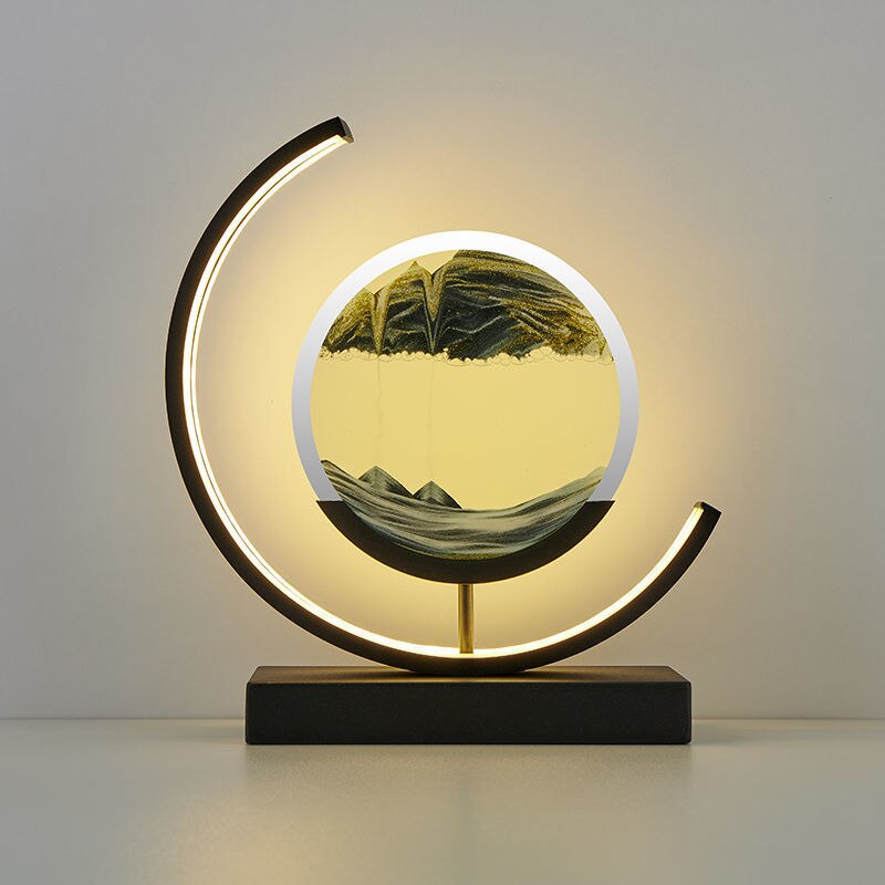 Kinetic Sand Table Lamp – Soothing Decor with Moving Landscapes