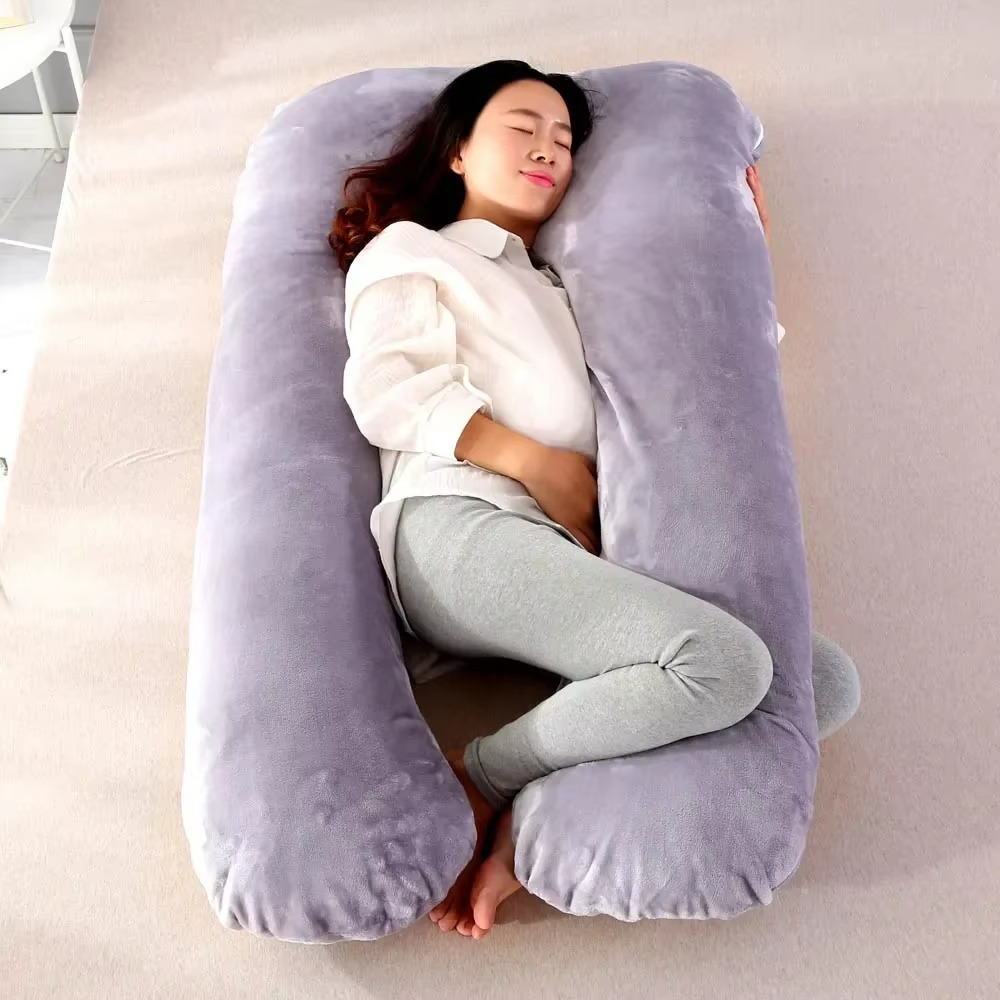 Ultra Gentle U-Shaped Pregnancy Pillow – Full Body Maternity Support