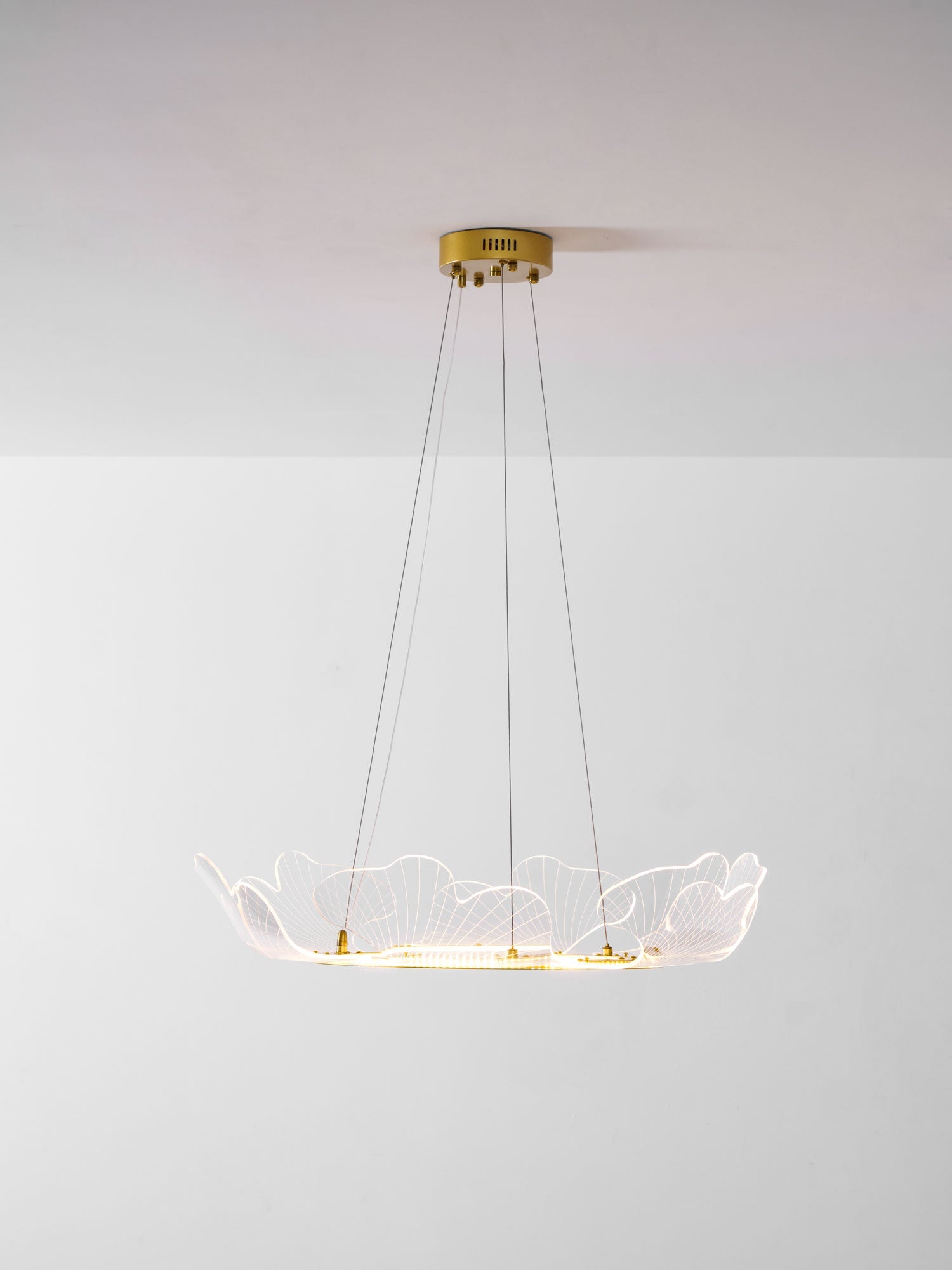 Modern Sea Chandelier – Ocean Wave Design Hanging Light Fixture