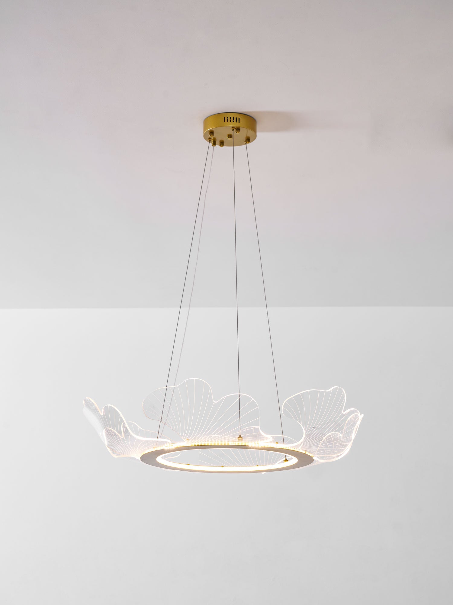 Modern Sea Chandelier – Ocean Wave Design Hanging Light Fixture