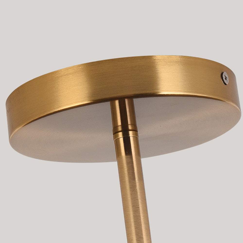 Semi-Flush Wooden LED Ceiling Lamp – Contemporary Style