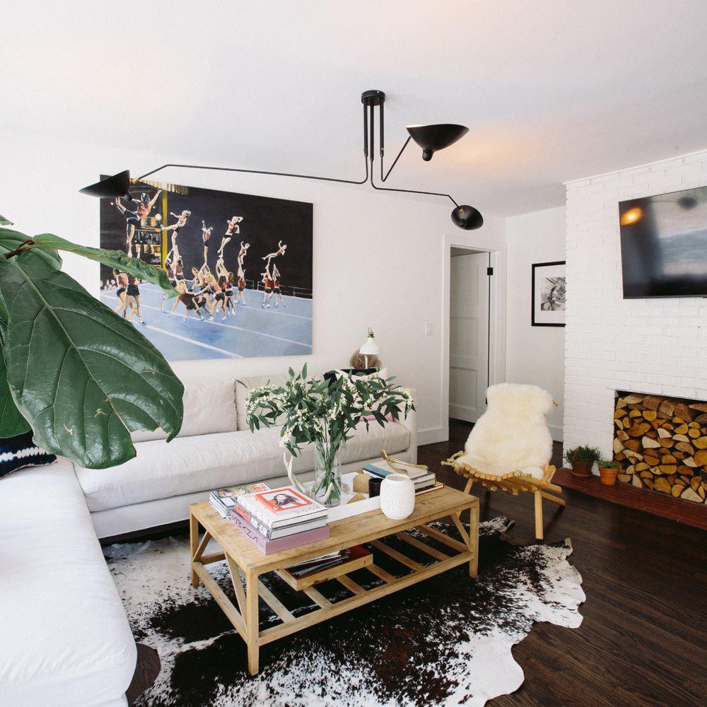 Modern Serge Mouille-Inspired Ceiling Lamp